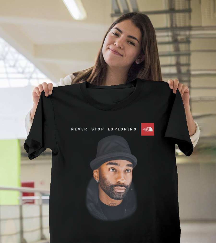 Never Stop Exploring The North Face Featuring Riky Rick Shaunkeyz T-Shirt