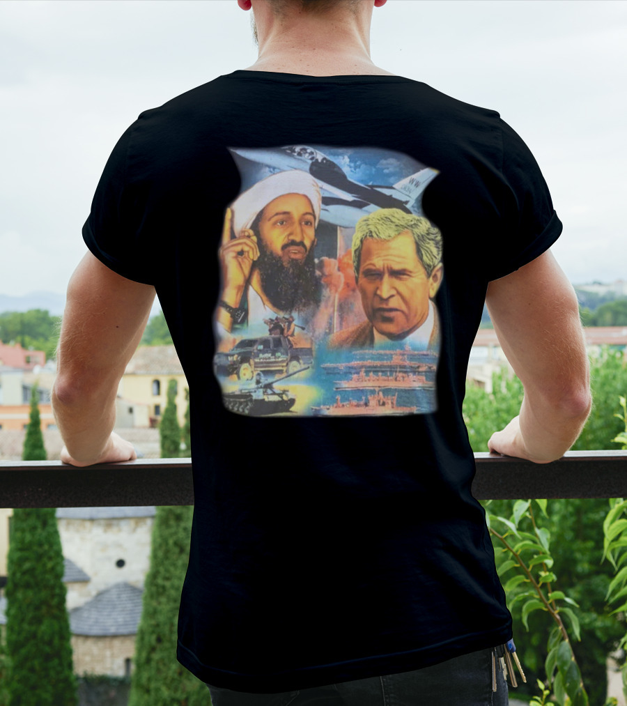 Illusive Music Merch Pure Evil Gas Station Featuring Political Figures And Military T-Shirt