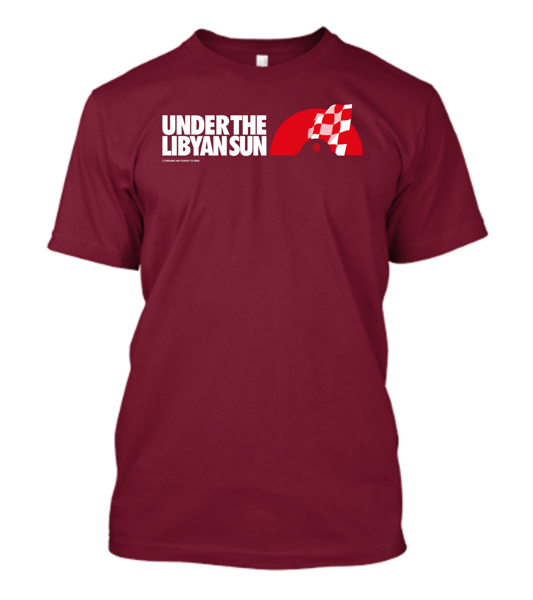 Ste Hoare Under The Libyan Sun Racing Checkered Flag T-Shirt