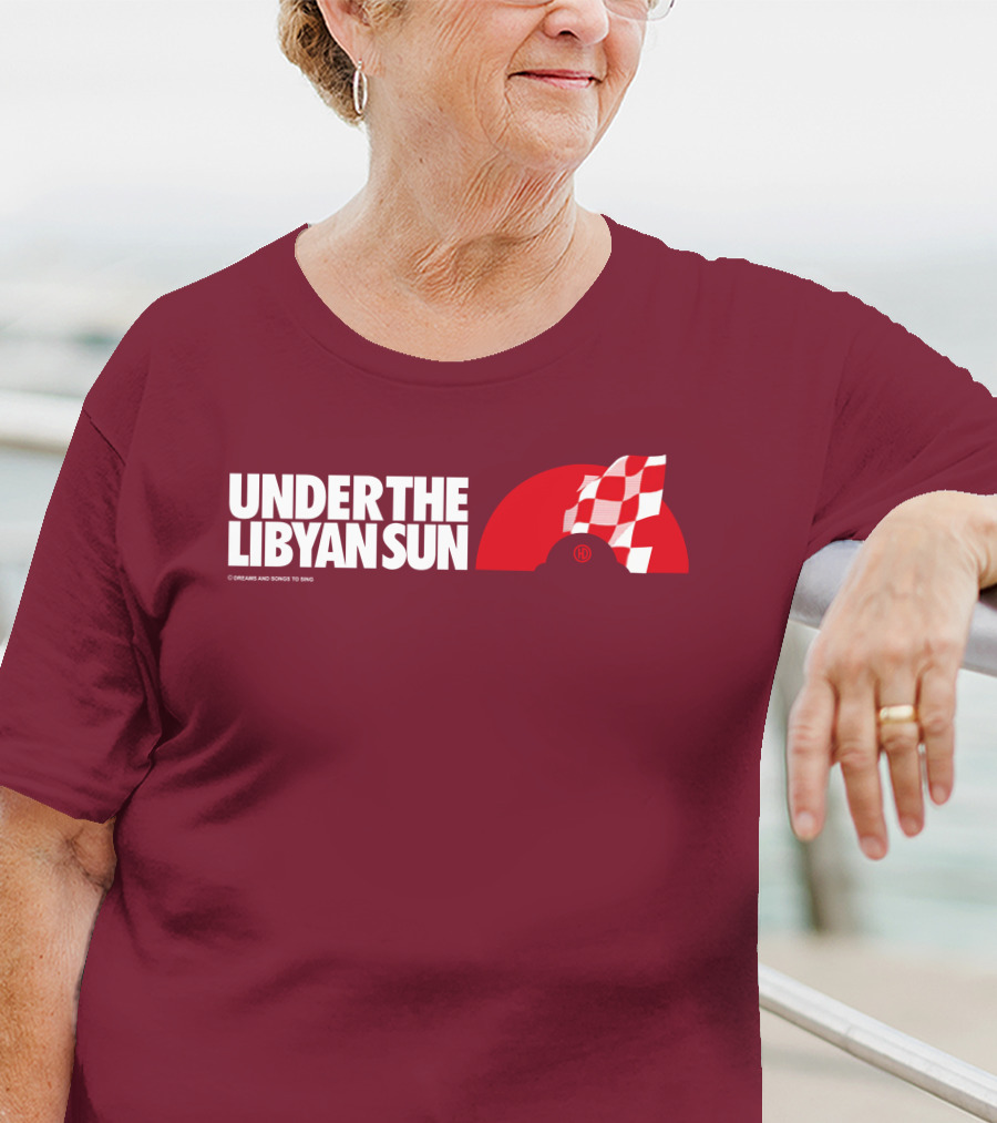 Ste Hoare Under The Libyan Sun Racing Checkered Flag T-Shirt