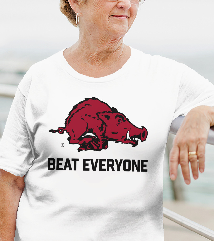 Beat Everyone Razorback Football T-Shirt