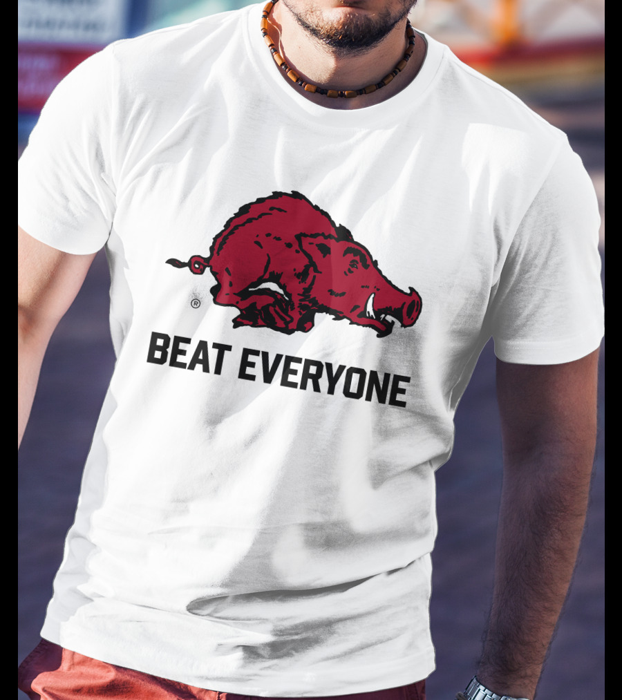 Beat Everyone Razorback Football T-Shirt