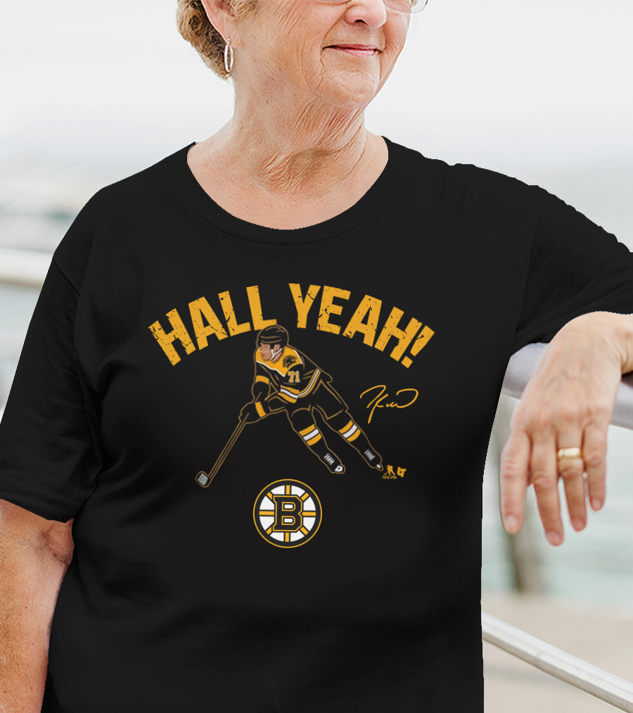 Bostonpro Shop Taylor Hall Yeah Bruins Hockey 71 T-Shirt