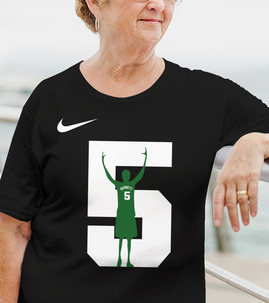 Kevin Garnett 5 Celtics NBC Sports Boston Honor T-Shirt