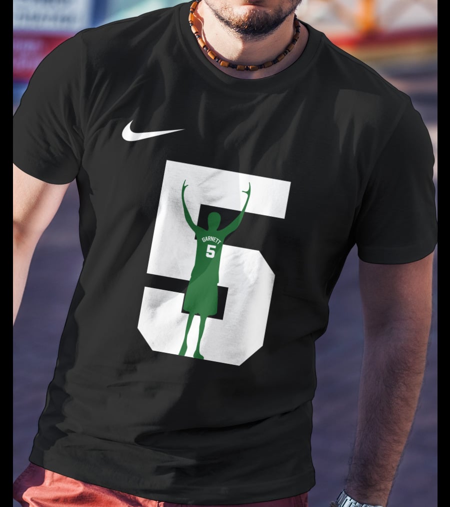 Kevin Garnett 5 Celtics NBC Sports Boston Honor T-Shirt