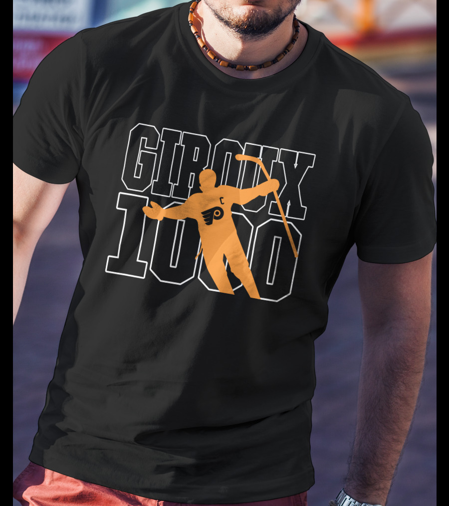 Giroux 1000 Philadelphia Flyers Hockey T-Shirt
