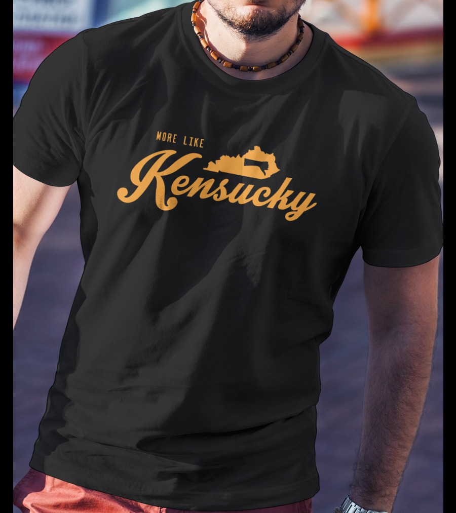 Sweetasamink More Like Kensucky Kentucky State Shape T-Shirt