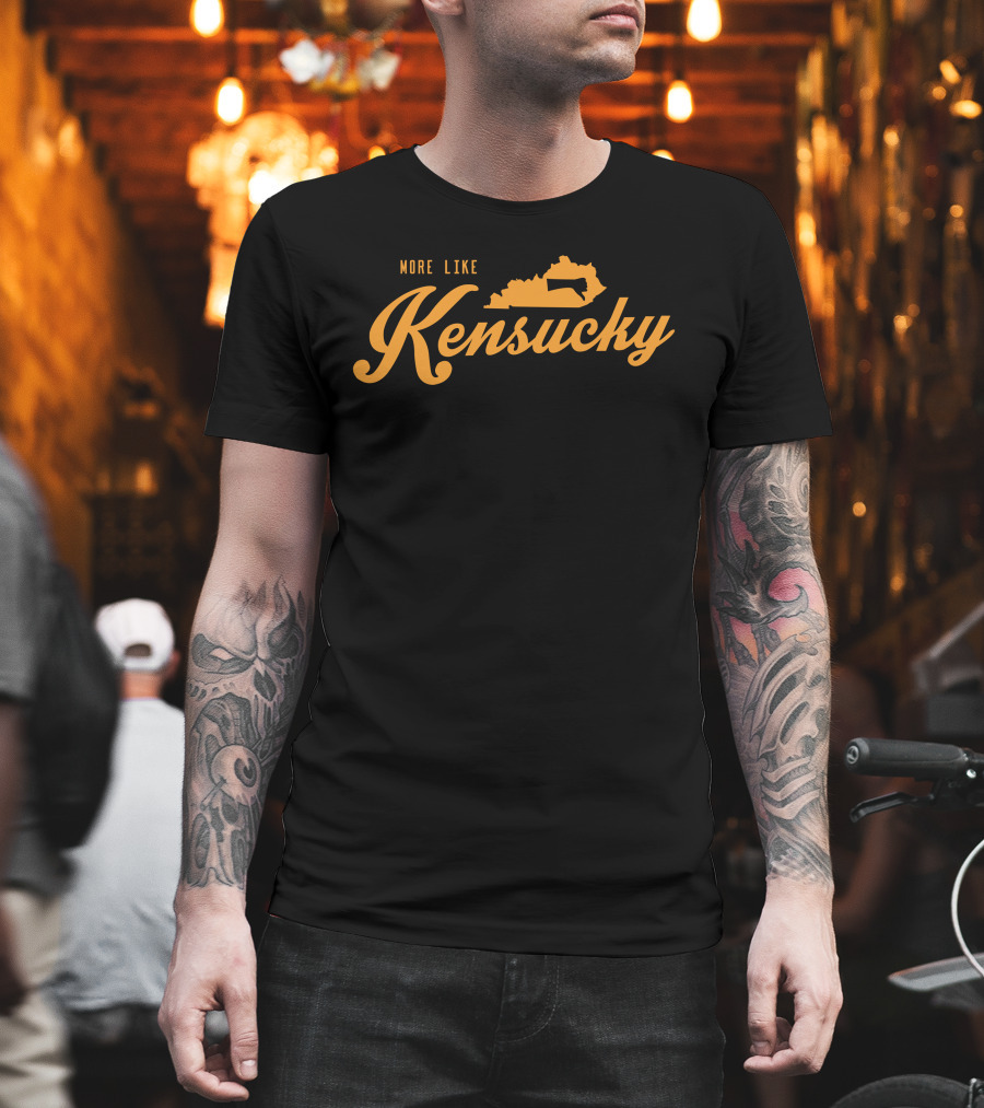 Sweetasamink More Like Kensucky Kentucky State Shape T-Shirt