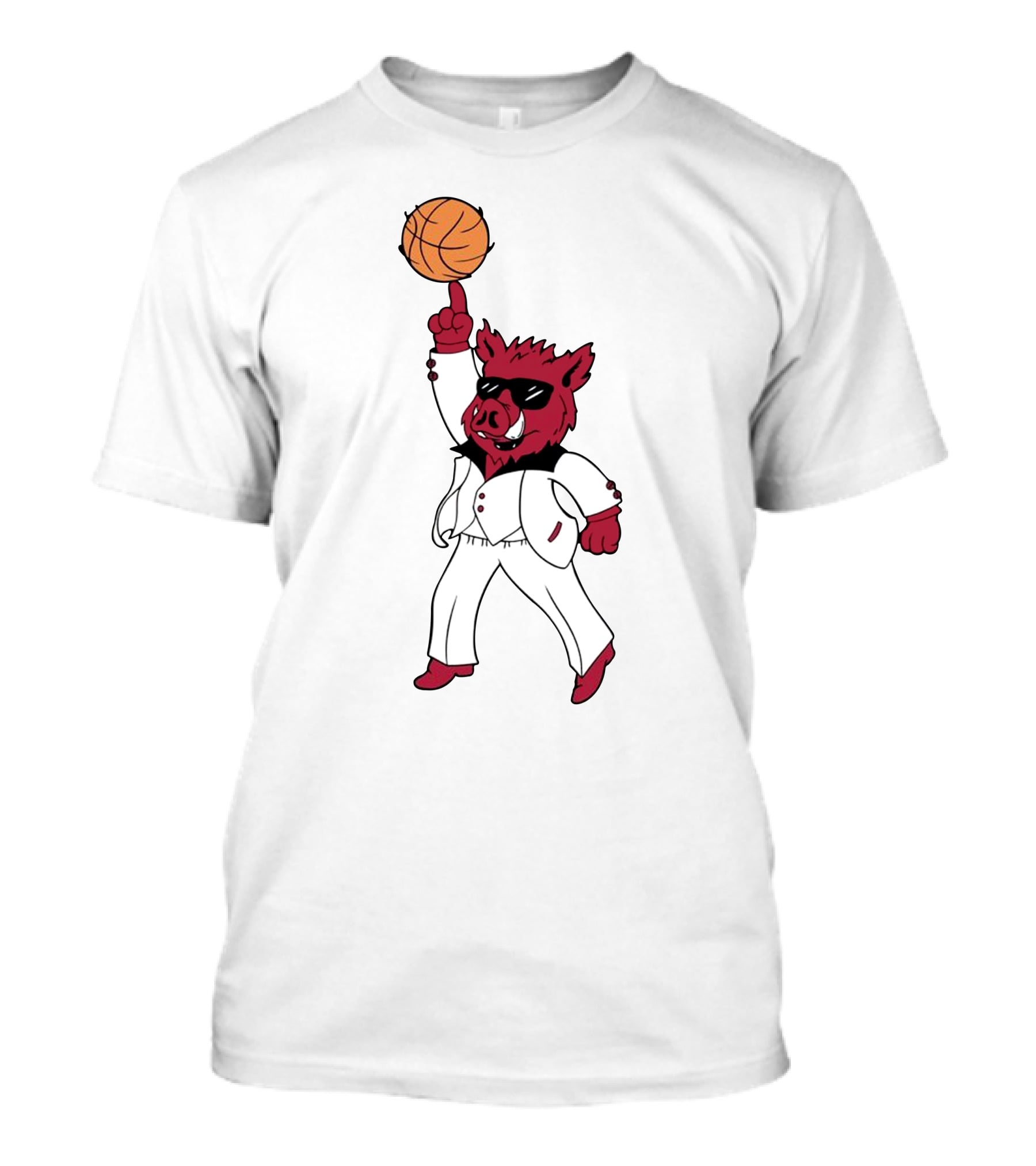 Merch Dancing Hog Basketball Arkansas T-Shirt