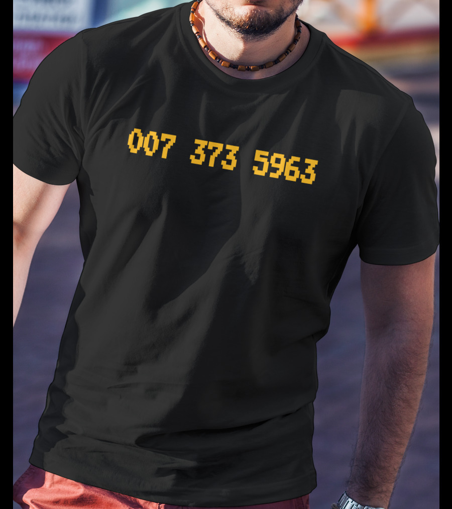 007 373 5963 Code Retro Gaming Reference T-Shirt