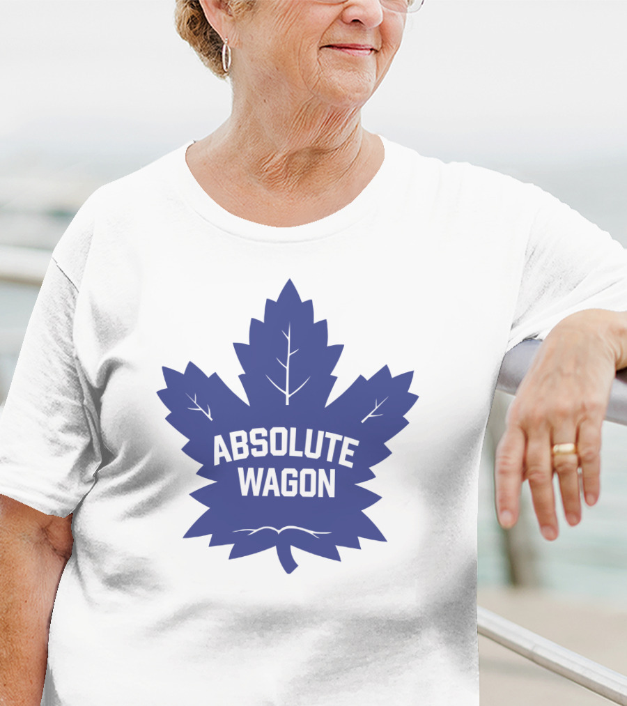 Spittin' Chiclets Merchandise Absolute Wagon Maple Leaf T-Shirt