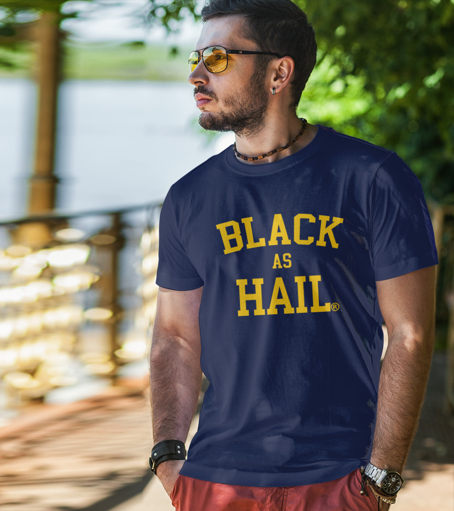 Jalen Rose Black As Hail Zach Shaw Sports T-Shirt