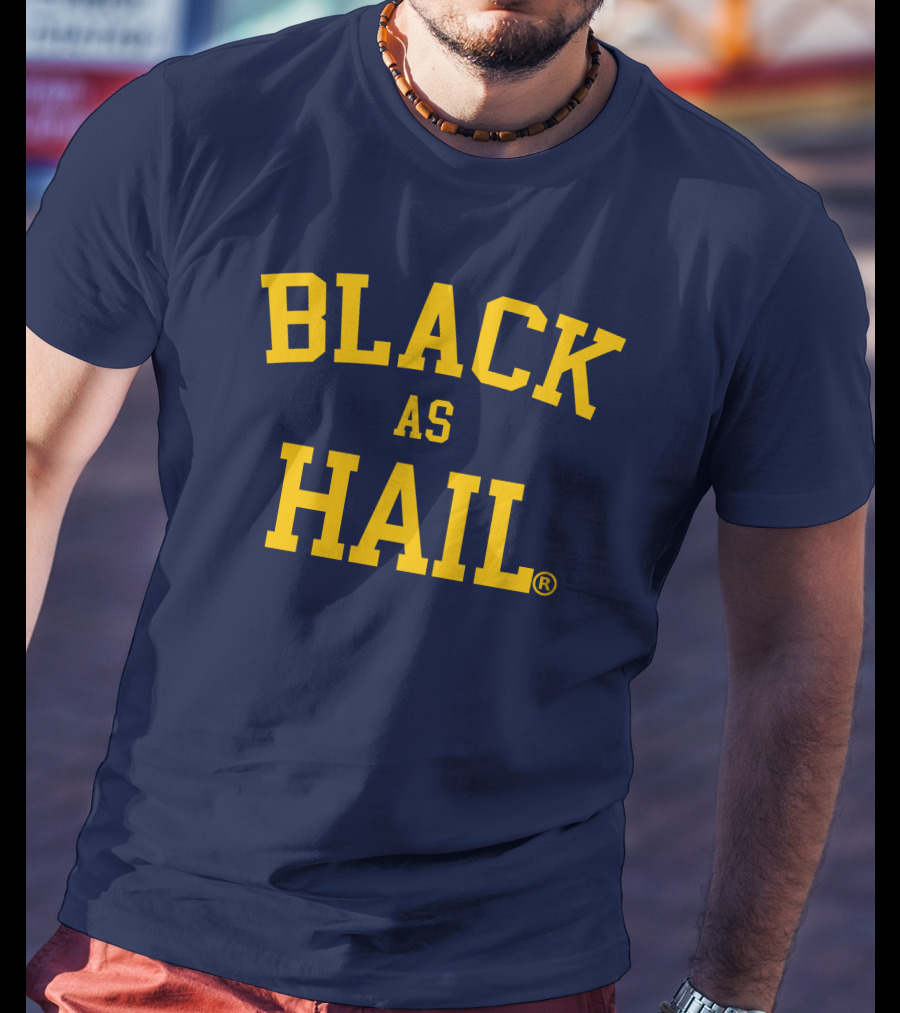 Jalen Rose Black As Hail Zach Shaw Sports T-Shirt