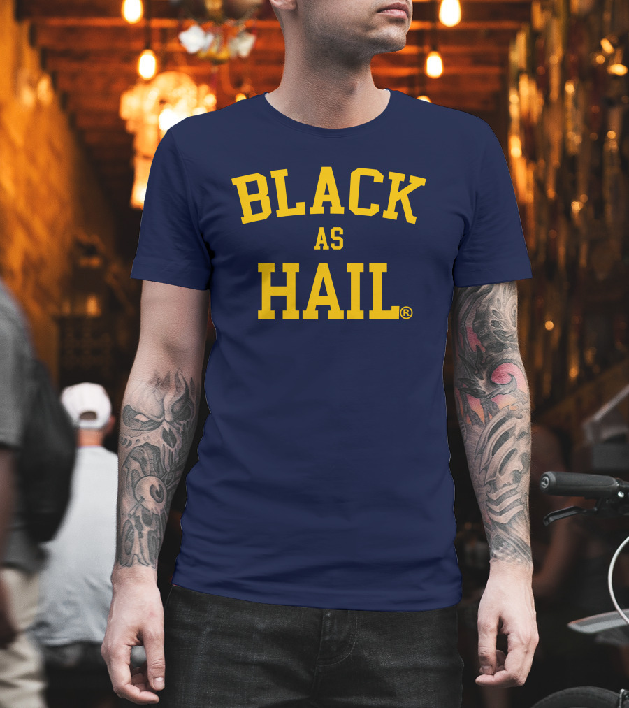 Jalen Rose Black As Hail Zach Shaw Sports T-Shirt