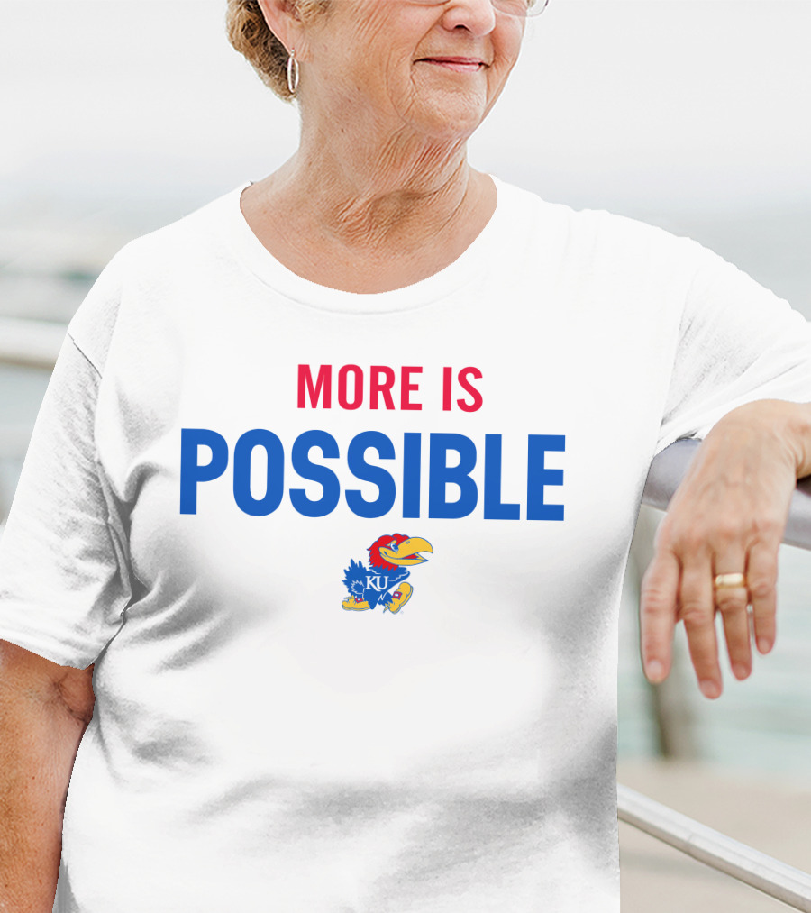 More Is Possible Kansas Jayhawks Team Golf NCAA KU T-Shirt
