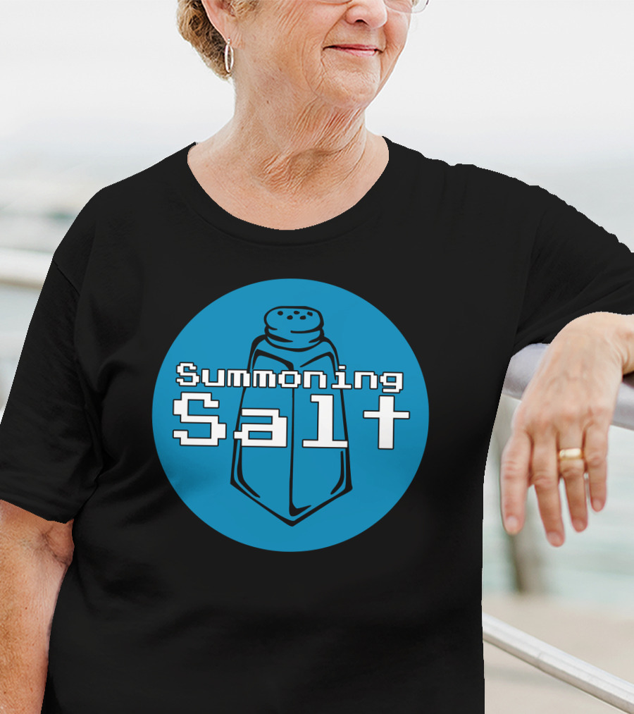 Summoning Salt Retro Gaming Icon With Pixel Art Salt Shaker T-Shirt