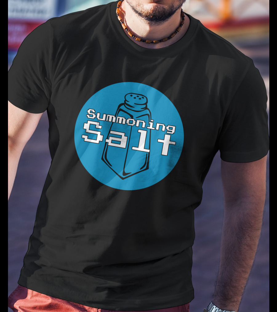 Summoning Salt Retro Gaming Icon With Pixel Art Salt Shaker T-Shirt