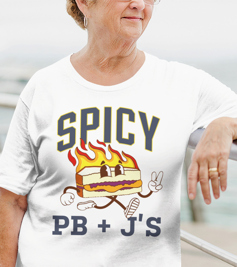 Kevin Kfc Clancy John Feits Feitelberg Spicy PB And J's Flamin’ Sandwich Character T-Shirt