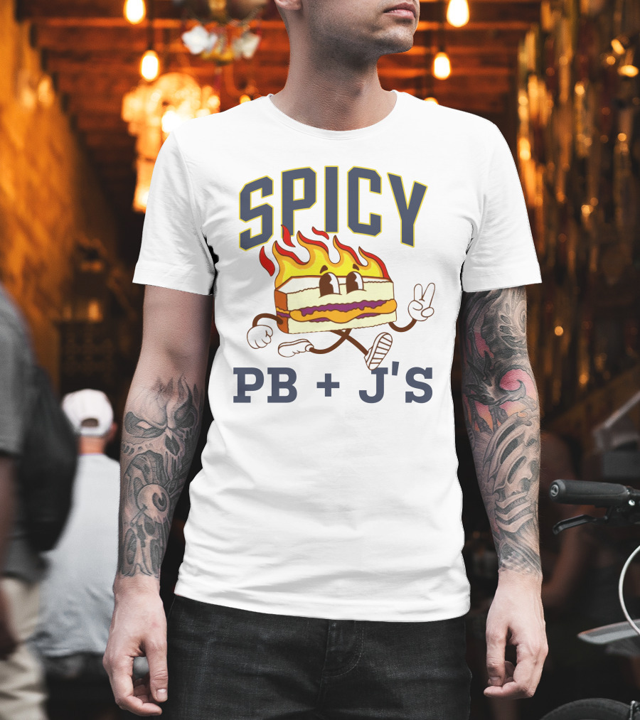 Kevin Kfc Clancy John Feits Feitelberg Spicy PB And J's Flamin’ Sandwich Character T-Shirt