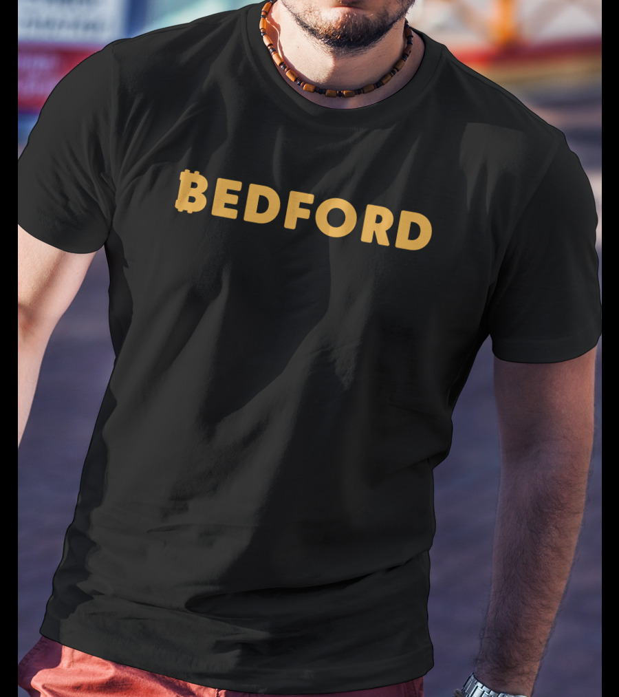 Real Bedford Merch Bedford Peter Mccormack Bitcoin T-Shirt