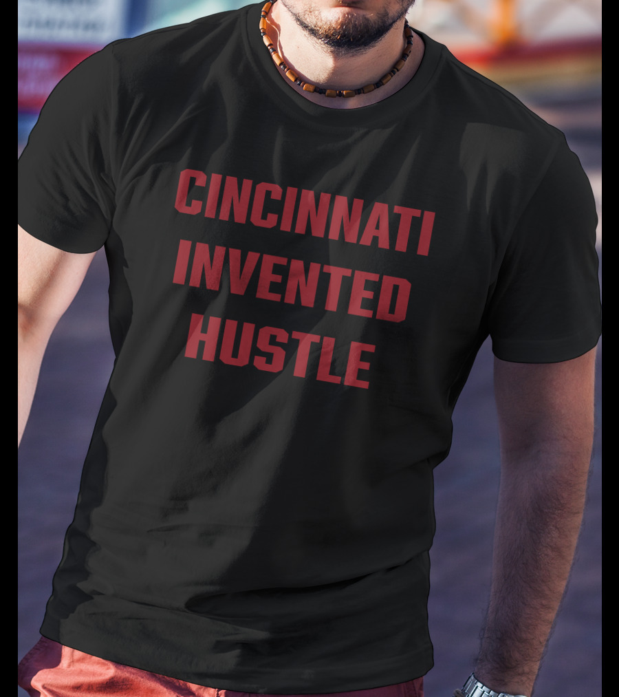 Homage Merch Cincinnati Invented Hustle T-Shirt