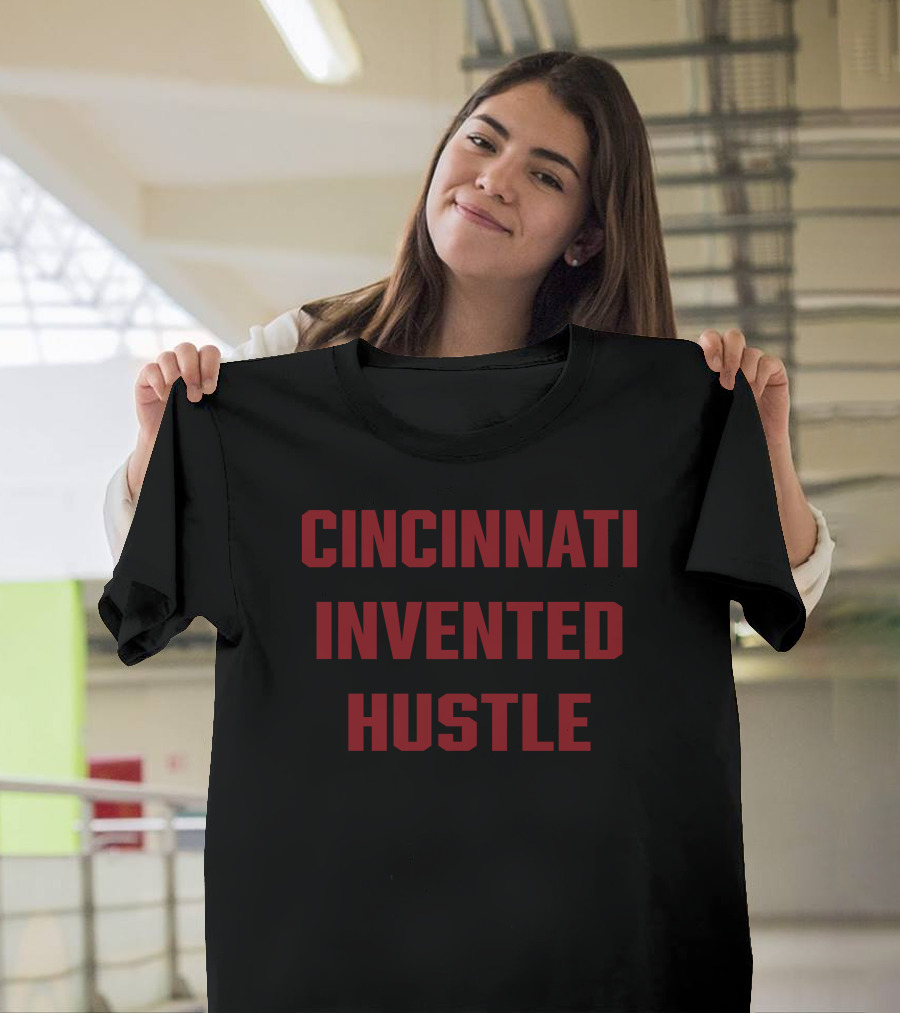 Homage Merch Cincinnati Invented Hustle T-Shirt