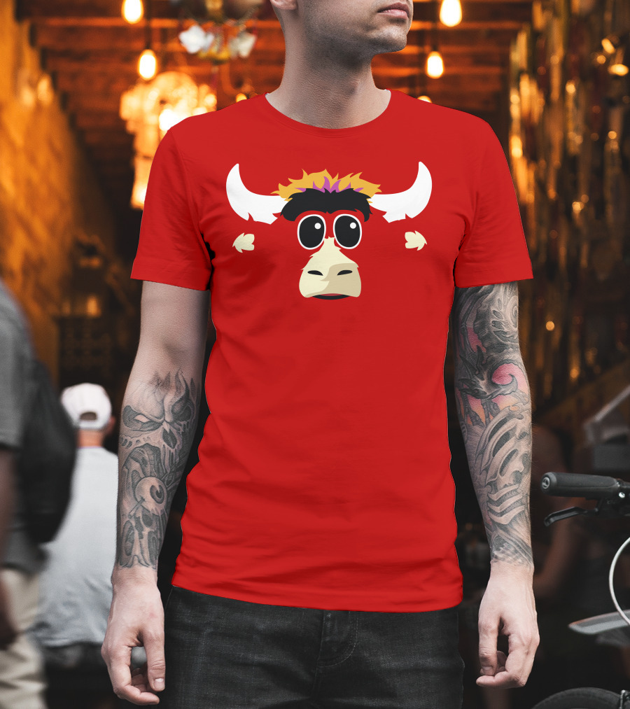 Benny The Bull Obama Chicago Bulls Mascot T-Shirt