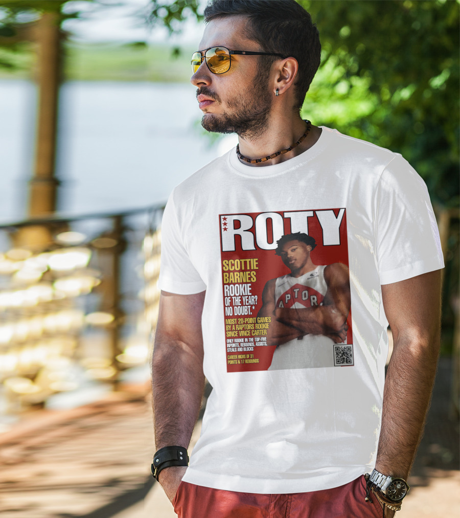 Scottie Barnes ROTY Most 20-Point Games By Raptors Rookie Since Vince Carter T-Shirt