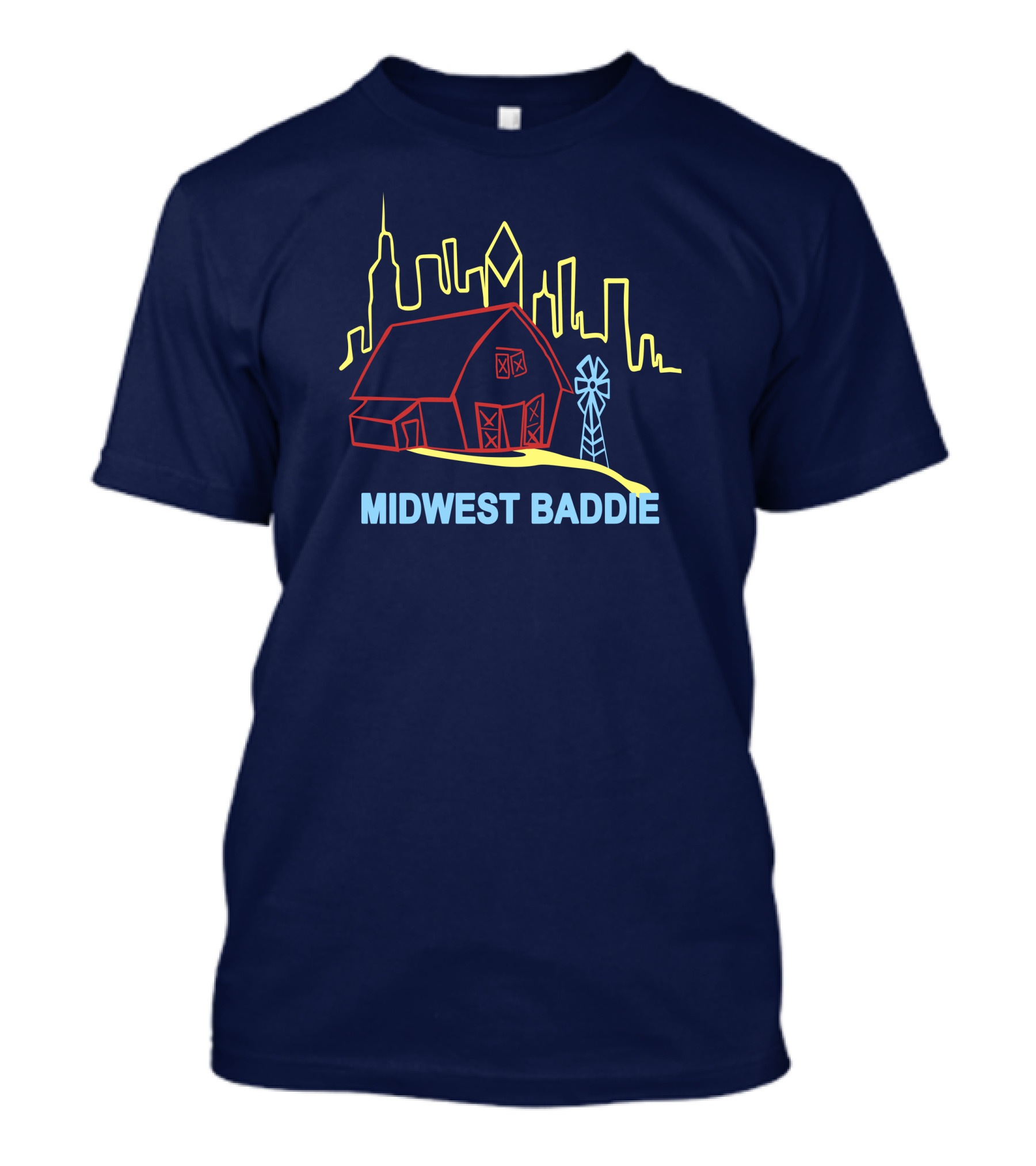 Midwest Baddie Barn Skyline T-Shirt