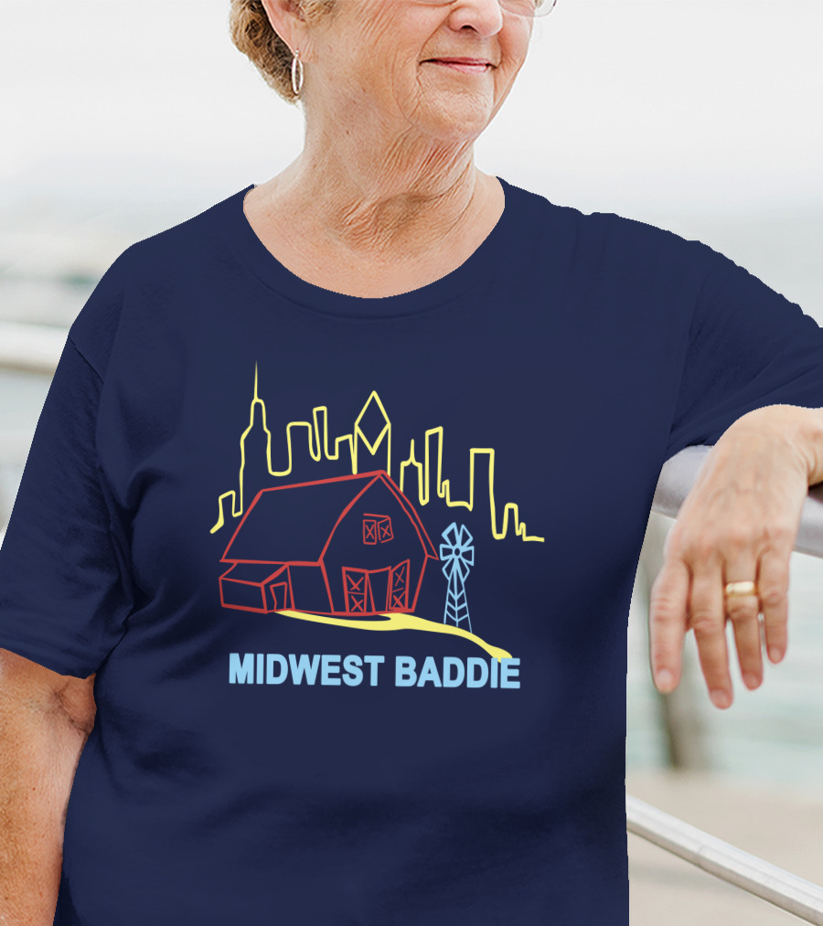 Midwest Baddie Barn Skyline T-Shirt