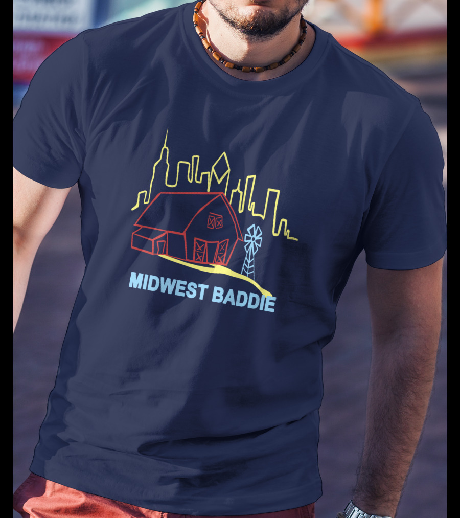 Midwest Baddie Barn Skyline T-Shirt