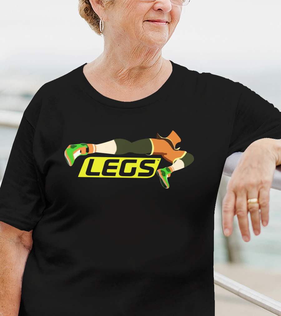 Etika Memorial Legs Iconic Green And Orange T-Shirt