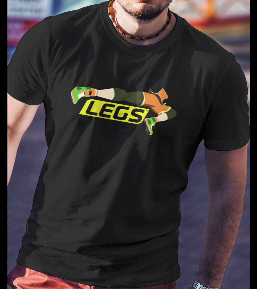 Etika Memorial Legs Iconic Green And Orange T-Shirt