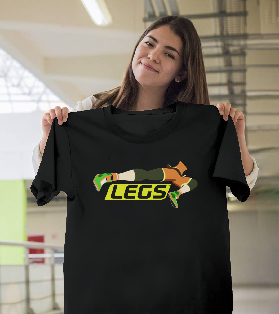 Etika Memorial Legs Iconic Green And Orange T-Shirt