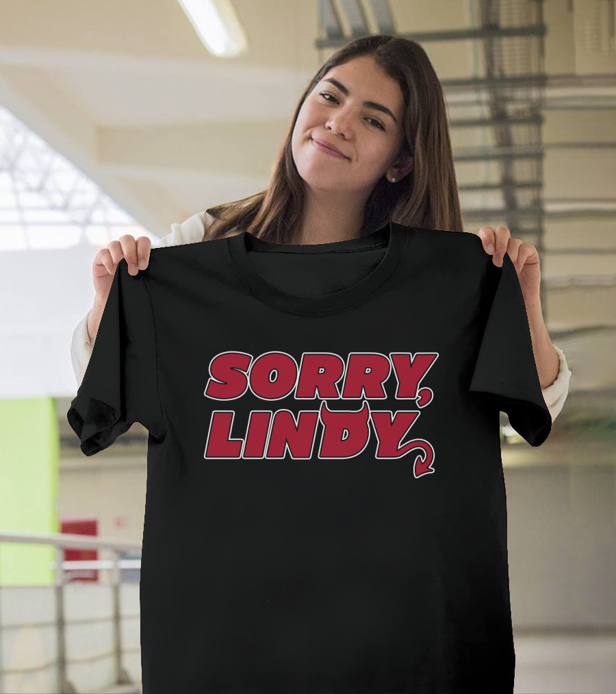 Greg Wyshynski Sorry Lindy Devil T-Shirt