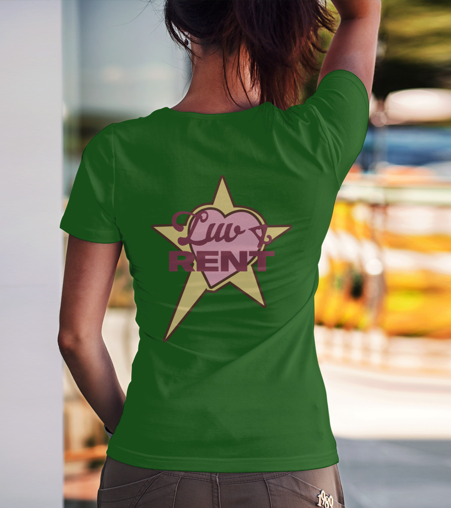 Smino Luv 4 Rent Pink Heart Star T-Shirt