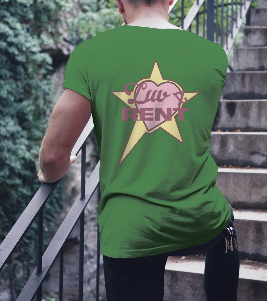 Smino Luv 4 Rent Pink Heart Star T-Shirt