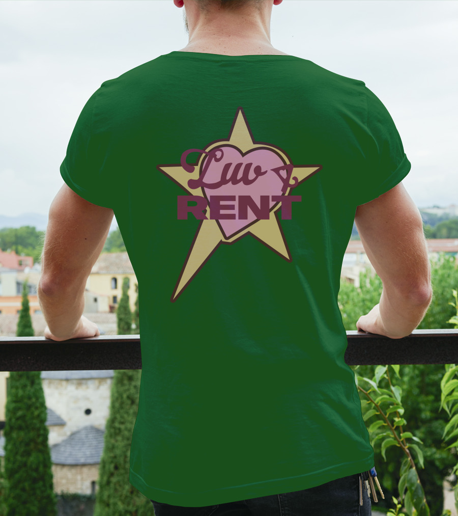 Smino Luv 4 Rent Pink Heart Star T-Shirt