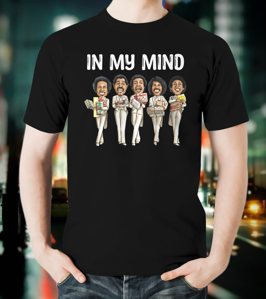 Dj R-Tistic Blackest Christmas Commodores In My Mind T-Shirt
