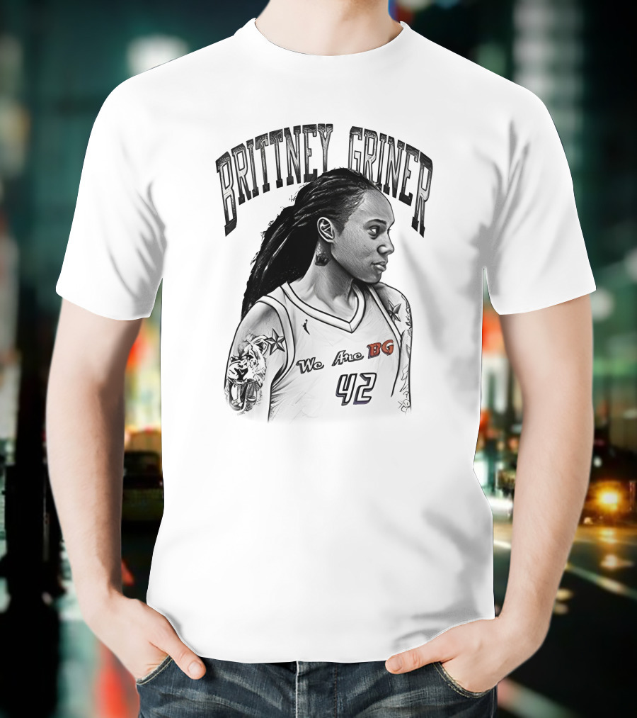 Brittney Griner We Are BG 42 T-Shirt