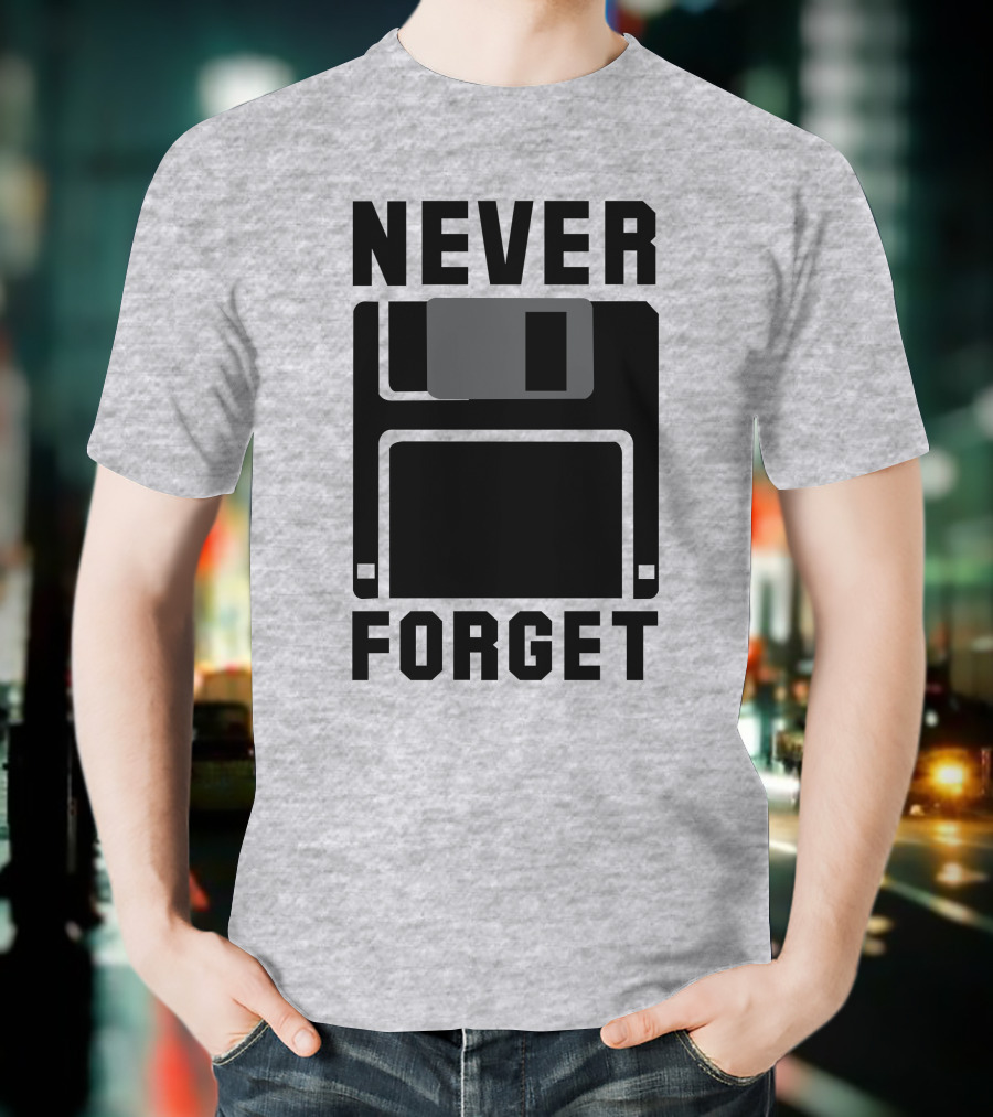 Jack Forge Never Forget Floppy Disk T-Shirt