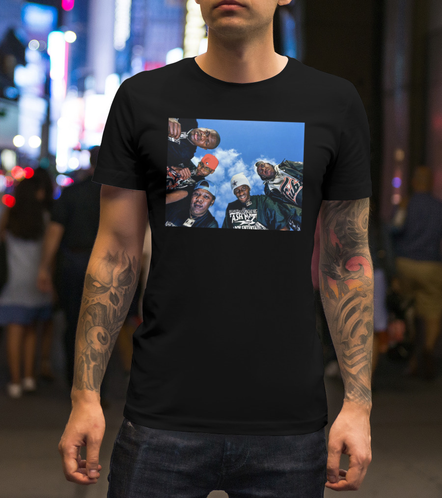 Rare Auxgod Cash Money Millionaires 1999 Iconic Group Photo T-Shirt