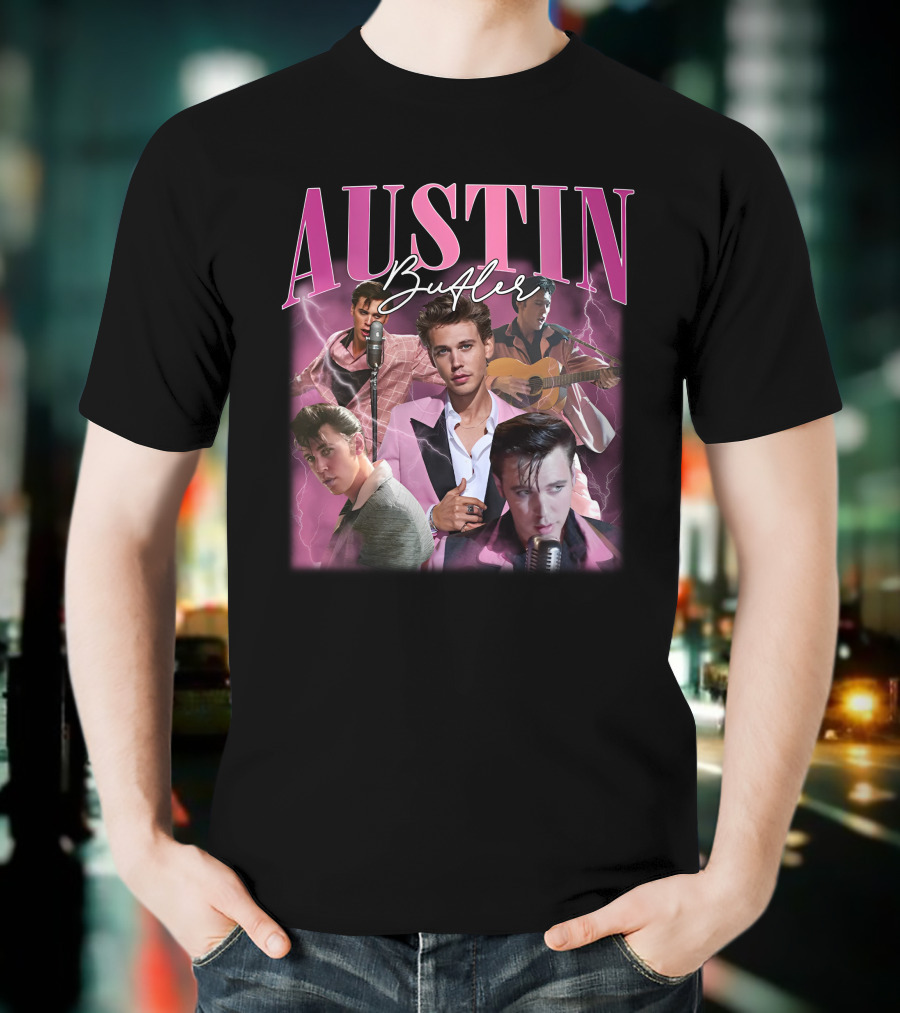 Pretty Basic Podcast Austin Butler Elvis T-Shirt
