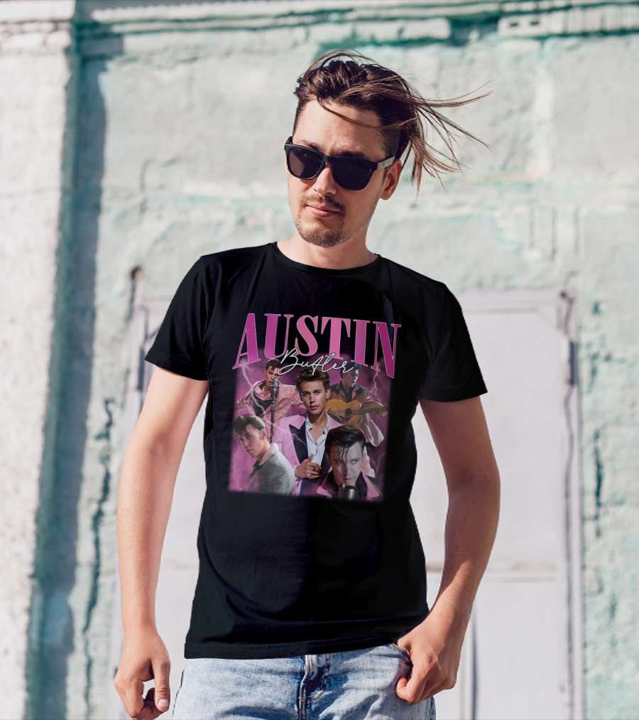 Pretty Basic Podcast Austin Butler Elvis T-Shirt