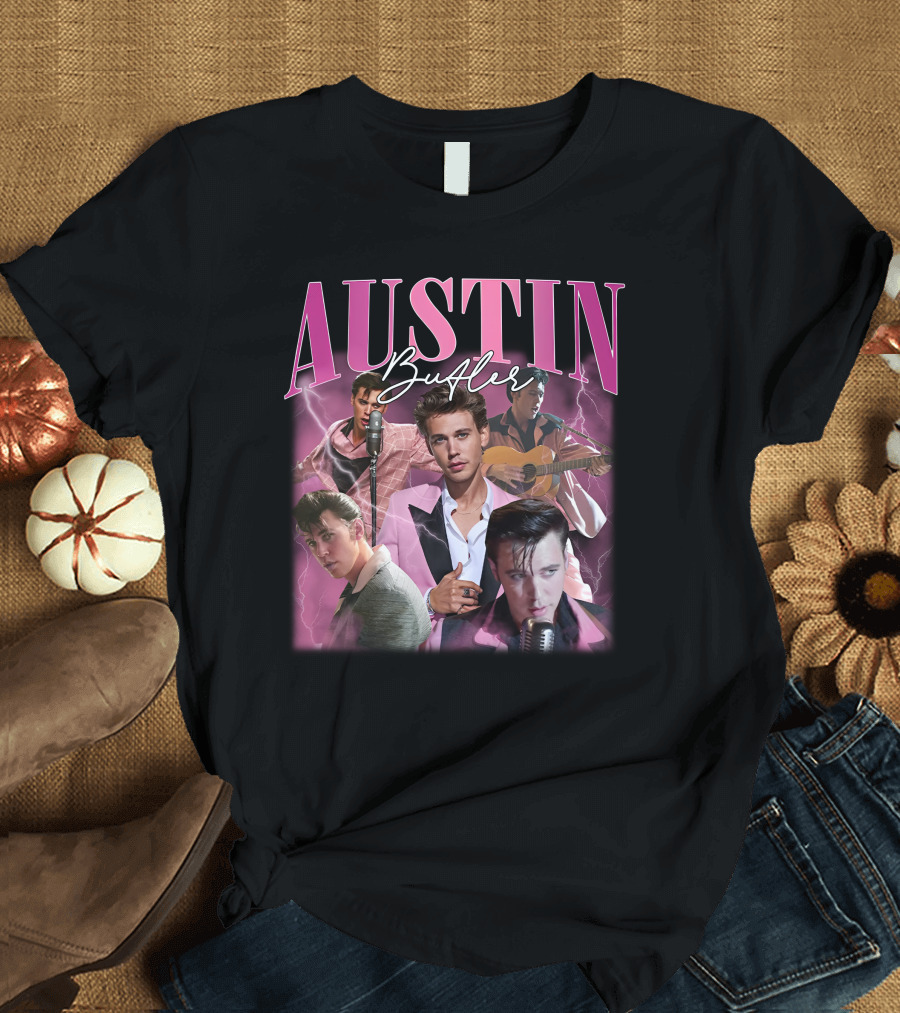 Pretty Basic Podcast Austin Butler Elvis T-Shirt