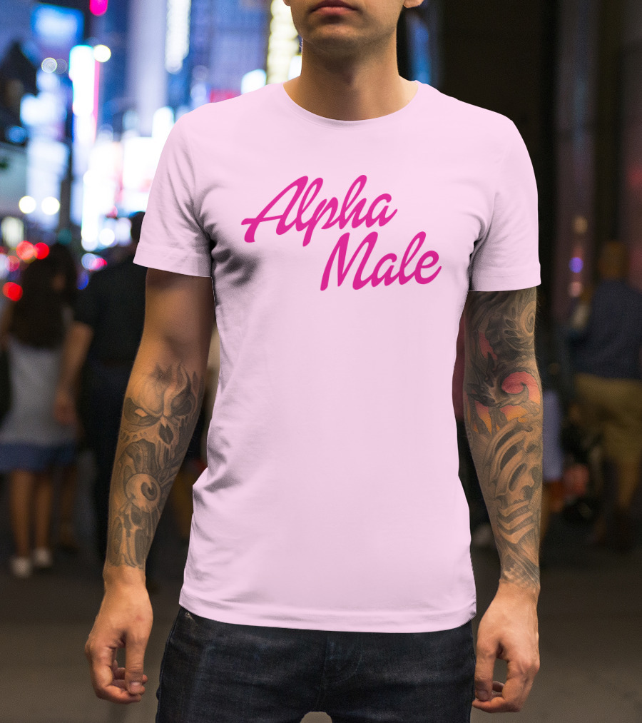 Alpha Male Brys Online Bryson Pink T-Shirt