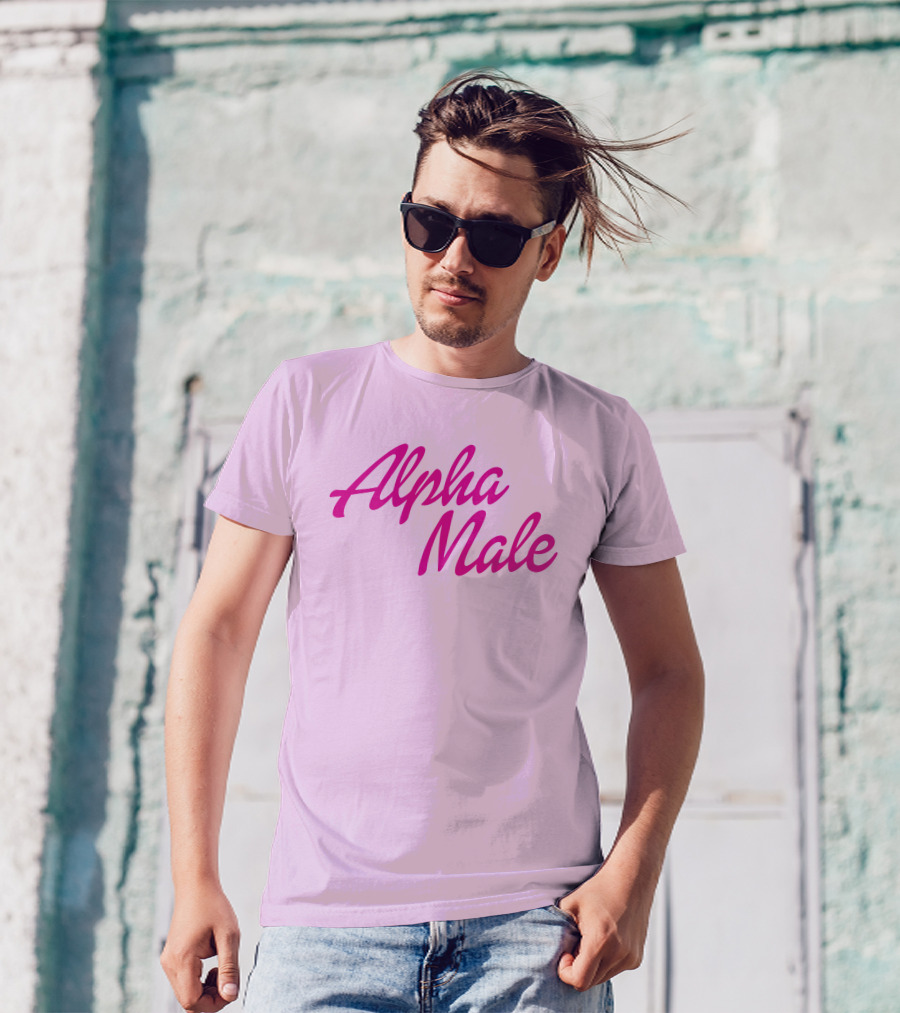 Alpha Male Brys Online Bryson Pink T-Shirt