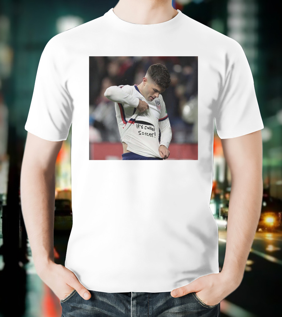 Usa Soccer It's Called Soccer Christian Pulisic Soccer T-Shirt