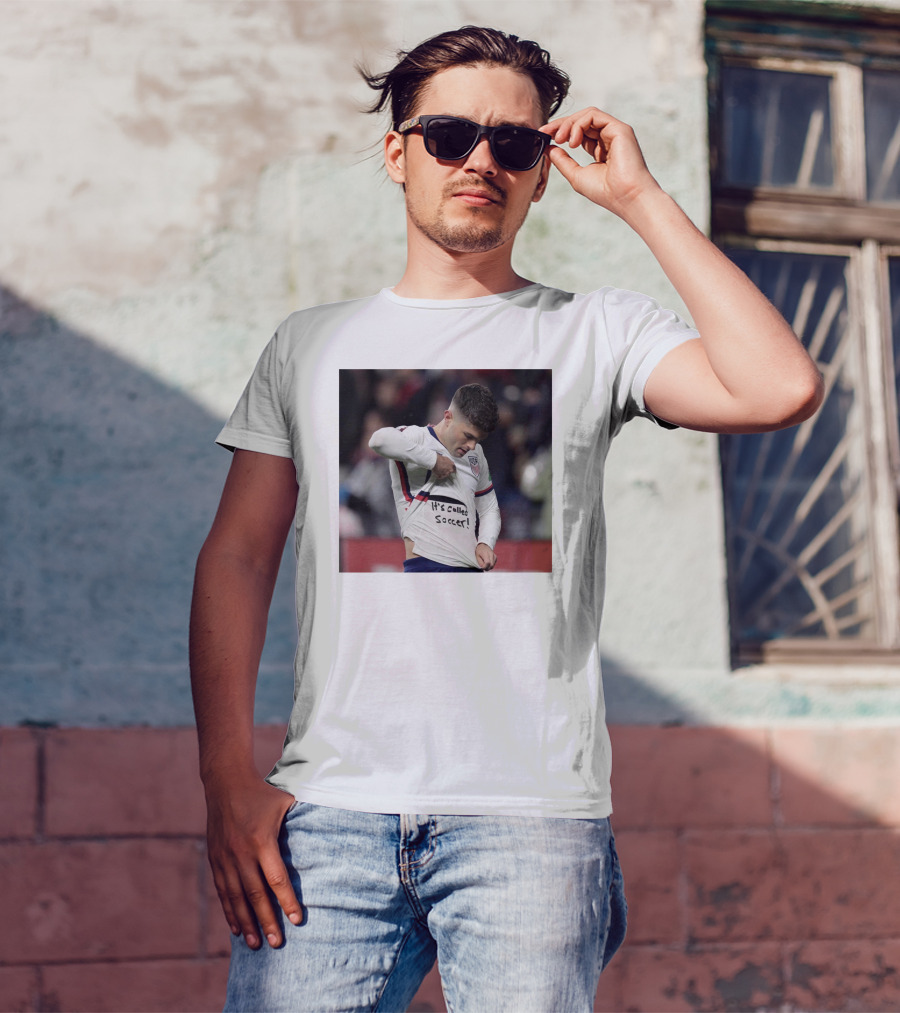 Usa Soccer It's Called Soccer Christian Pulisic Soccer T-Shirt