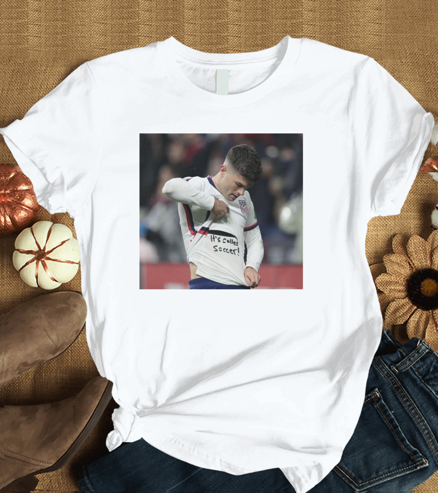 Usa Soccer It's Called Soccer Christian Pulisic Soccer T-Shirt